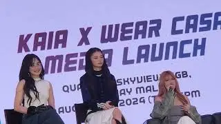 Kaia wear casa press conference part 2