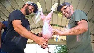 Rabbit Processing Day on the Farm with 