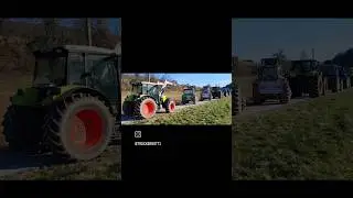 Landwirtschafts Demo 8.1.2024/ Alzenau, Aschaffenburg, Deutschland wach endlich auf!