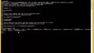 how to change directory and read contents of a directory