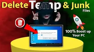 How to delete temporary files in laptop / PC | Clear Temporary/Cache Files on Windows 10/11