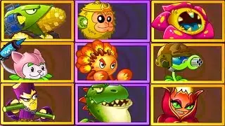 All Premium Plants Power-Up! in Plants vs. Zombies 2 (Chinese Version)