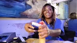 $10 PEDICURE in BOCA CHICA BEACH Dominican Republic by Carmen