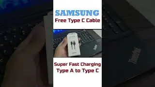 Get Free SAMSUNG Type C Cable from Samsung Showroom | Super Fast Type C Charging Cable for Free