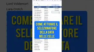 Datepicker Automatico in Google Sheets - 