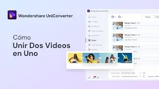 Cómo unir videos  | UniConverter 13 Windows