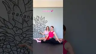 Mama Taught me Front Split😱 ​@natalie_yogafit1516 💖 #tutorial #tips #splits
