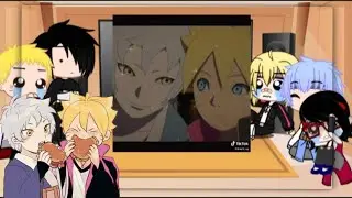 🌻🍥Adult Naruto, Sasuke + Mitsuki, Boruto, and Sarada react to BoruMitsu's spike🍡🍙