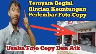Cara Menghitung Keuntungan Perlembar Foto Copy || Usaha Foto Copy Dan Atk