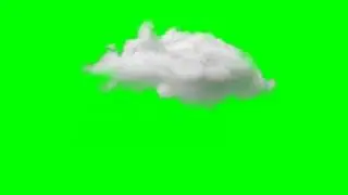 Moving Clouds Green Screen -Copyright Free