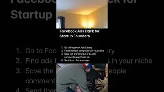 Facebook ads hack for startup founders