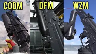 COD Mobile vs Delta Force Mobile vs Warzone Mobile - All weapon inspect animations Comparison