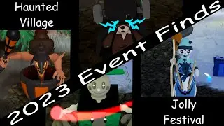 Linguini's Haunted Village + Jolly Festival 2023 Event Finds Compilation (Loomian Legacy)
