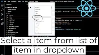 How to select a item from list of item in UI react.js