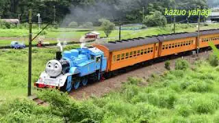 大井川鐵道 トーマス走った！2019  1 トーマス発進＆EL重連 2019年6月22日