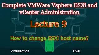 How to  change Esxi host name? ( Lecture 9 )