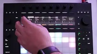 First try, Ableton Push 3 / Short Session