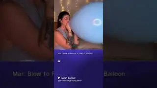 Teaser:  Mar: Blow to Pop of a blue 17
