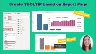 How to create Custom & Visual tooltip in POWER BI 