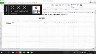 Membuat bisnis plan dengan Ms  Excell