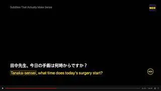 MOS — Netflix Dual Subtitles That Actually Make Sense