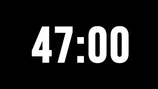 47 Minute Timer with Alarm (Countdown)