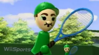 going for pro in wii sports tennis