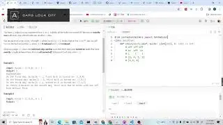 Leetcode 683. K Empty Slots (sorted list)