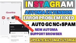 INSTAGRAM AUTO NC+SPAM AUTOMA EXTENSION 2026🔥 | AUTOAUTOMA HIDDEN⚙️PROBLEM FIXED || IG GC NC+SPAM 🚀
