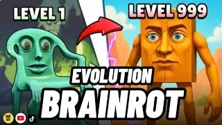 Brainrot Evolution Level 1 to Level 9 (part 1) #brainrot #tralalerotralala 