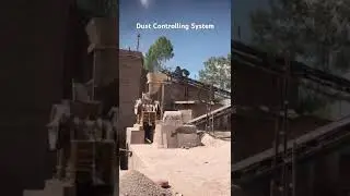 Automatic dust controlling system at crusher plant Coalfields sponge iron plant boilers power plants