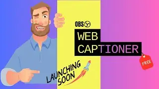PART 1:Automatic Free Captioning Using Web Captioner! | Live Subtitles in OBS | Speech to Text