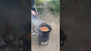 Мама Люся организовала летом плов и шашлык на природе в Москве 