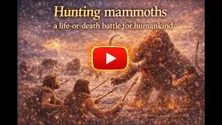 Hunting mammoths – a life-or-death battle for humankind.