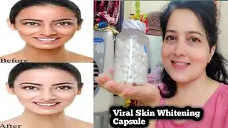 Viral Skin Whitening Capsule 😱 Facial Like Glow #facial # Beauty #Glowingskin