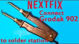 Подключаем SMD пинцет Gordak 902 к паяльной станции  серий 852 - 853