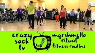 Ritual - Marshmello - EDM Zumba Fitness Routine - Crazy Sock TV