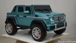 Детский электромобиль M 4000 EBLR-4, двухместный Mercedes, синий - fiksiki.com.ua