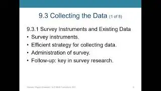Giancola Ch 9- Implement, Part I: Implementing the Evaluation