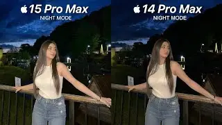 iPhone 15 Pro Max vs iPhone 14 Pro Max NIGHT MODE Camera Test