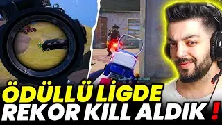 ÖDÜLLÜ LİGDE REKOR KİLL ALDIK !! YOK BÖYLE BİR MAÇ - PUBG Mobile