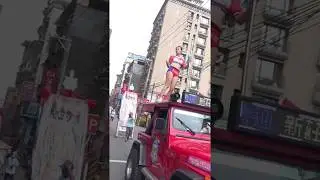 2018新莊地藏庵文武大眾爺祭典第2日05 陣頭舞姬-粉紅泡泡