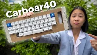 I made my own keyboard...but it's out of cardboard