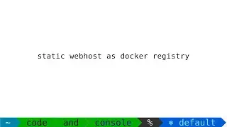 Host docker image as static image on regular web server
