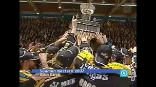 Jääkiekon SM-liiga 2006-2007: Oulun Kärpät voittaa Suomen mestaruuden (Vhs-rip, stereo/mono)