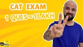CAT every 1 ques = 1 Lacs job!! #motivation