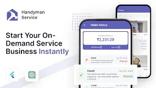 Build & Launch Your Home Service Business with Handyman App 📱 | Iqonic Design