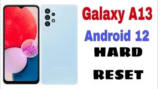 Samsung A13 Hard reset  very easy trick