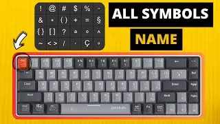 Top 10 Symbols Name (All Basic Symbols Name) Keyboard Symbols Name