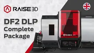 Raise3D DF2 DLP Resin 3D-Printer - First overview of the set including DF Wash and DF Cure